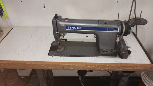  Recta Industrial Singer 491 D300 Ga - Con Mesada Y Motor