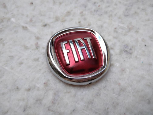 Emblema Fiat Rojo Mini 4cm Adhesivo Volante Mod Nvo Foto 3