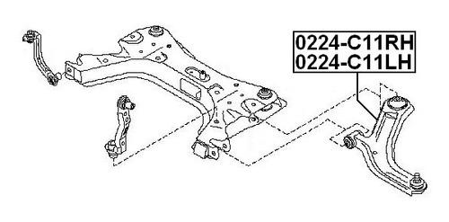 Juego De Mesetas Nissan Tiida C11 1.8 2004-2011  (rh \u0026lh) Foto 2