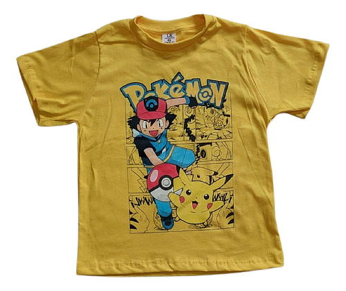 Camiseta Infantil Pokemon