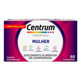 Vitamina Centrum Mulher De A A Zinco 60 Comprimidos Original