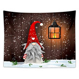 Tapiz Gnome De Navidad - Tapices De Pared Colgantes Fie...