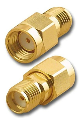 Conector Adaptador Rp-sma Macho A Sma Hembra