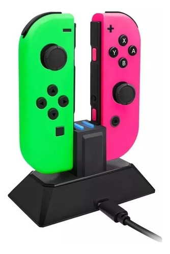 Dock De Carga Para Joy-con Compatible Con Nintendo Switch
