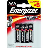 Energizer Max Pilas Alcalina Aaa X6 Unidades E92