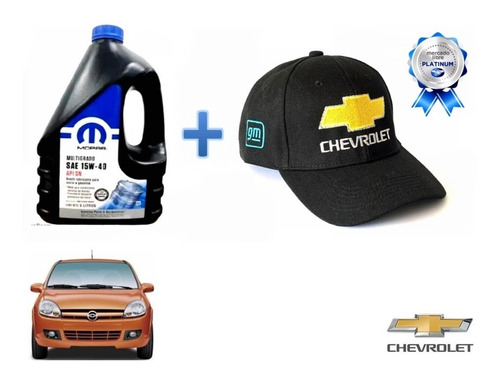 Garrafa Aceite Mopar + Gorra Chevrolet Chevy C2 2004 A 2008