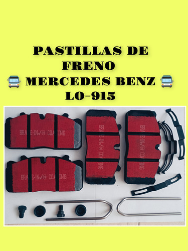 Pastillas De Freno Originales Para Mercedes Benz Lo915 Foto 4