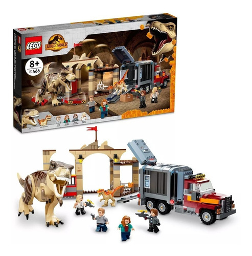 Kit Lego Jurassic World Fuga De Los Dinosaurios T Rex 76948 Cantidad De Piezas 466