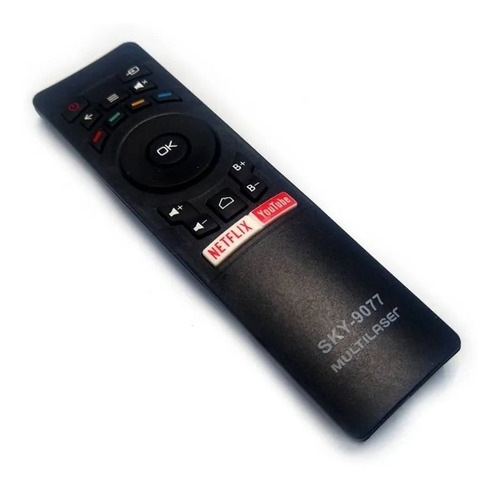  Controle Compativel Para  Tv Multilaser -sky9077