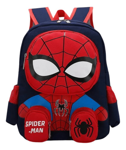 Mochila Escolar De Spiderman Hombre Araña Marvel Niño Paseo