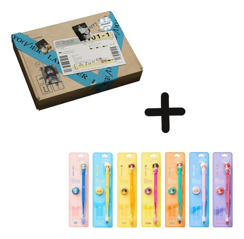 2pack:bts Layover Oficial Album + Cepillo De Dientes Tinytan