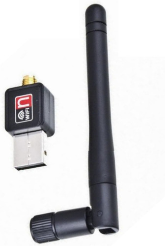 Placa Usb Wifi Adapter Receptor 300 Mbps Wireles Con Antena 