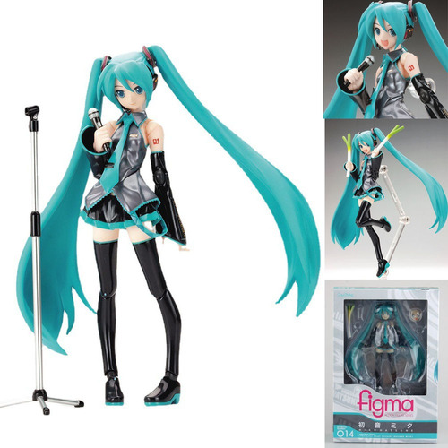 Anime Hatsune Miku Acción Figura Modelo Juguete Regalo 14cm