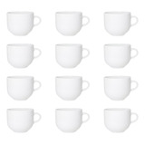 Taza Té Porcelana Blanca 250ml Línea 1800 Tsuji X 12 Un.