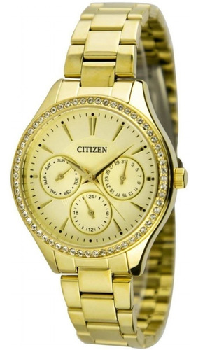 Reloj Dama Citizen Multifuncion Ed8162-54p Agente Oficial J