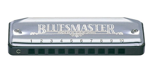 Gaita Suzuki Diatônica Bluesmaster A Lá Mr250a Com Case Nf-e
