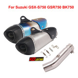 Para Suzuki Gsx-s750 Tubo De Escape Medio Tubo De Enlace