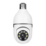 Camara Tipo Bombillo Wifi Ip Rotica 360° Vision Nocturna