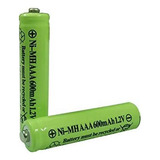 Pack 3 Batería Recargable Aaa Ni- Mh 1200mah 1.2v Solares