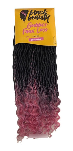 Cabelo Goddes Fauxs Locs Crochet(70 Dread P Pct)black Beauty