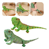 Peluche Grande Tipo Lagarto Reptil, 2 Piezas, Regalo Creativ