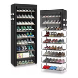 Armario Zapatera Organizador Metal Zapatos Closet 9 Niveles