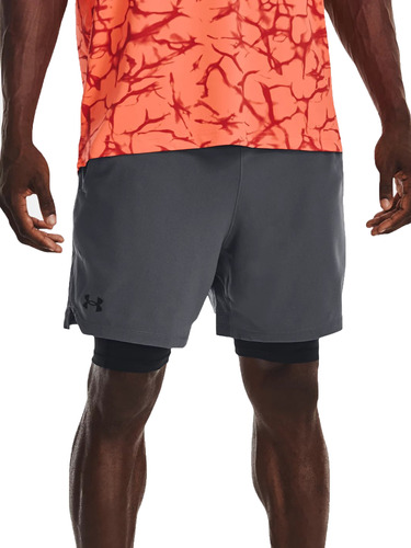 Short Under Armour Vanish Woven 2in1 Hombre Training Gris