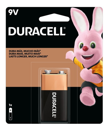 Bateria Duracell Alcalina 9v Painel Led Brinquedo Microfone