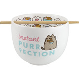 Enesco Pusheen The Cat Instant Purr-fection Ramen Noodle Bow