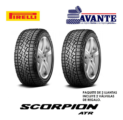Llanta 265/70r17 Pirelli Scorpion Atr 115t ( Paq. 2 )