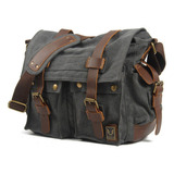 Bolso De Bandolera De Lona Vintage Casual Para Hombro