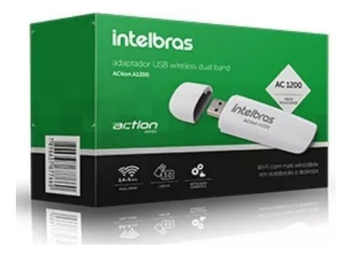 Adaptador De Internet Usb Intelbras Action A1200 Wireless