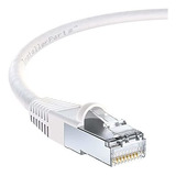 Cable Ethernet Cat6 Blindado 15 Ft - Blanco - Profesional