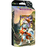 Juego De Cartas Pokémon Tcg Lycanroc V Battle Deck Para Mayo