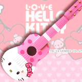 Guitarra Infantil Kitty Pintada A Mano