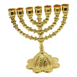 Portavelas Judío Hanukkah Menorah 7 Ramas Elegantes Centros