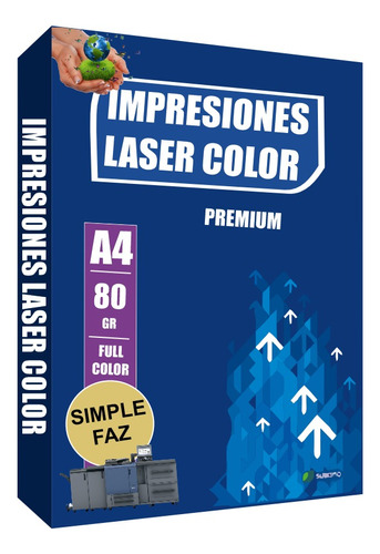 100 Impresiones Color A4 Simple Faz En El Acto