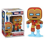 Funko Pop Marvel Holiday Iron Man Galleta De Jengibre 934 