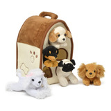 Unipak 7166do-hl - Casa Para Perros De Peluche (cinco (5) Pe