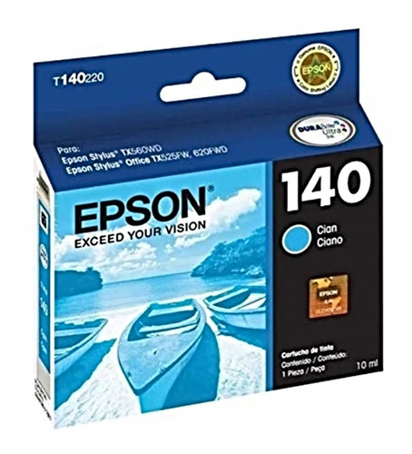 Cartucho Epson Tx560wd T140 Colores Fecha Vencida Año 2014