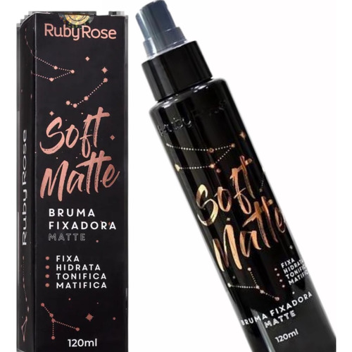 Bruma Fixadora Maquiagem Ruby Rose Soft Matte Spray