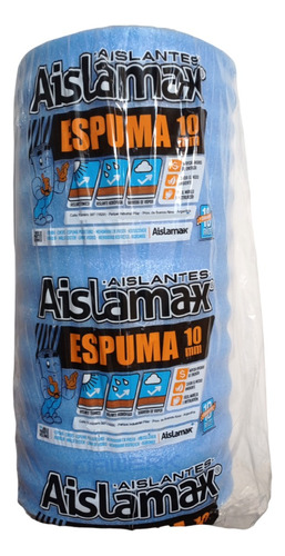 Espuma Bajo Pileta Azul 10mm X 20 Metros Manta Aislante