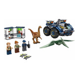 Set De Construcción Lego Jurassic World Gallimimus And Pteranodon Breakout 391 Piezas  En  Caja