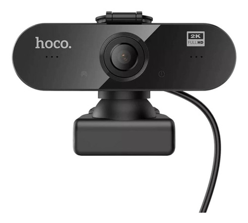 Webcam Negra Hd 2k Di06 4 Millones De Píxeles Usb Hoco