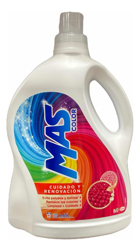 Detergente Líquido Más Color Cuidado Y Renovación 4.6 Litros