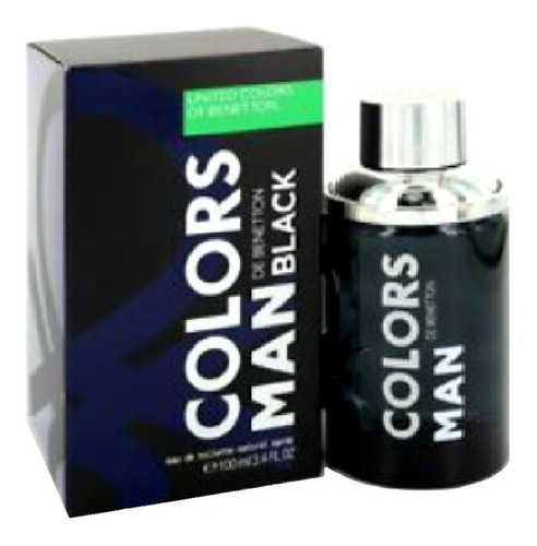 Perfume Hombre Colors Black Intenso Benetton 100ml Original 