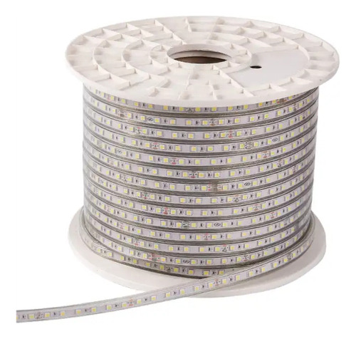 10m Luz Fita Led 5050 Branco-frio Ip65 Alto Brilho 14,4w/m