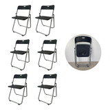 Silla Plegable De Plástico Picnic Playa Camping - (pack X 6)