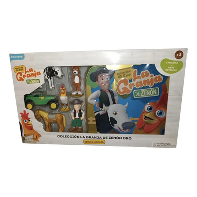 Set De Figuras Colección La Granja De Zenon De Oro + Loncher