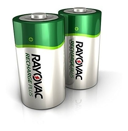 Rayovac D-2 Plus Paquete De Baterías Recargables Baterías, G